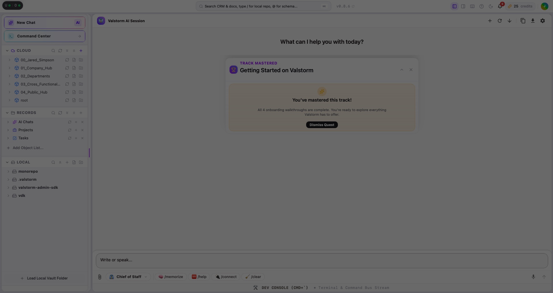 Step 1: Manage your Database