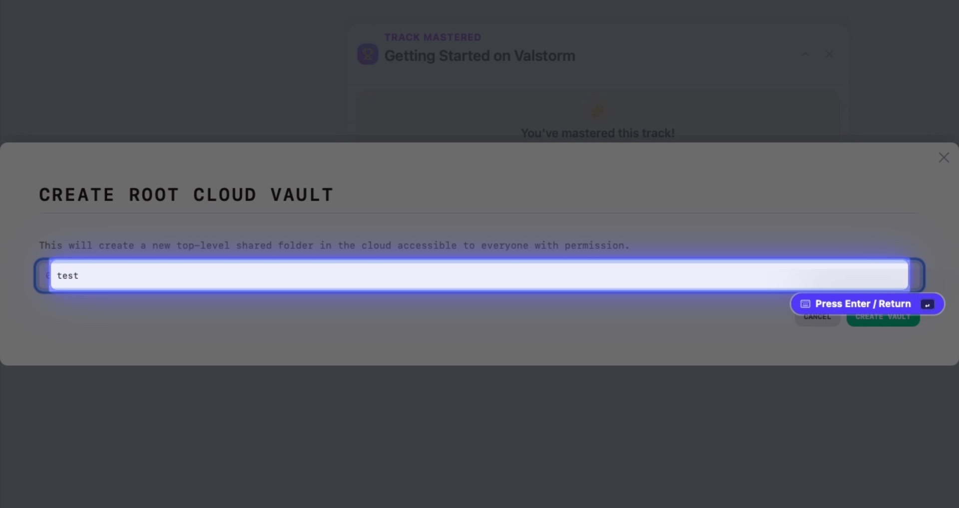 Step 2: Press Enter