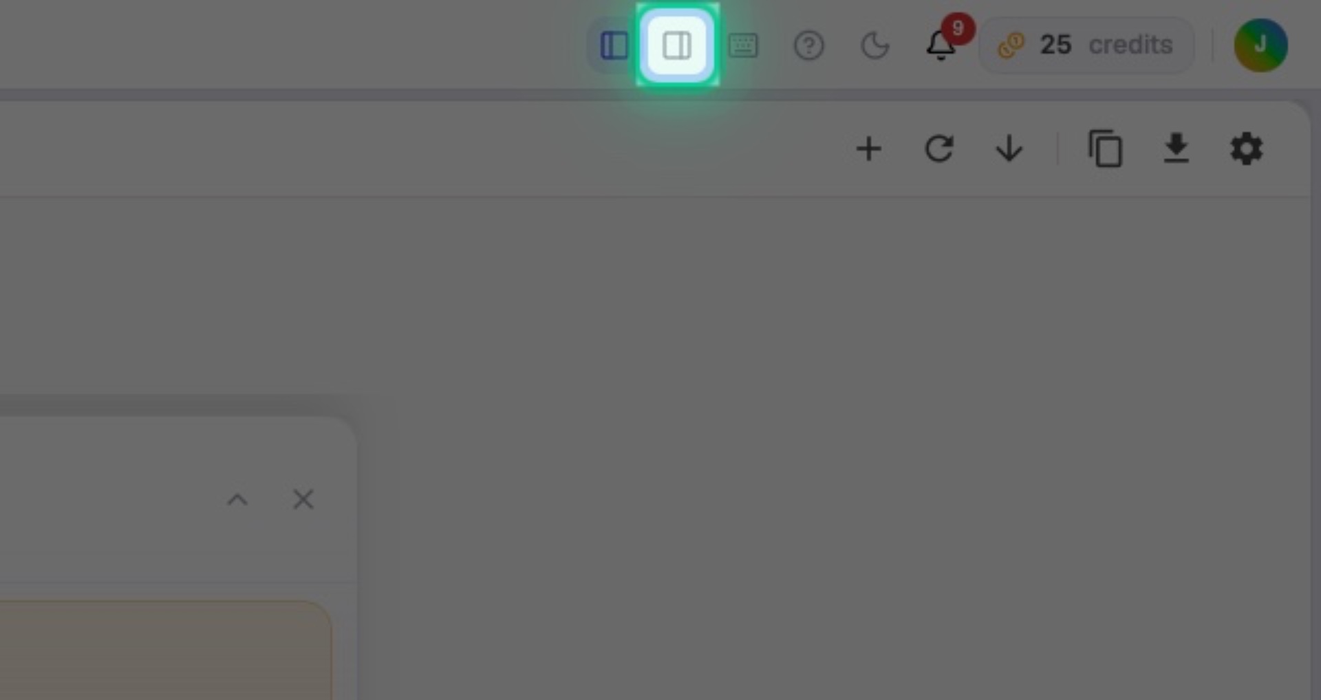 Step 6: Click the Right Panel