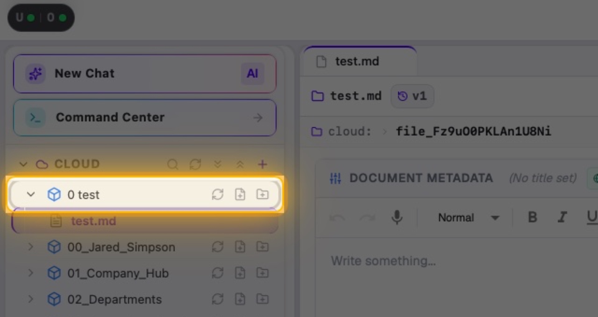 Step 6: Right-Click 0 test