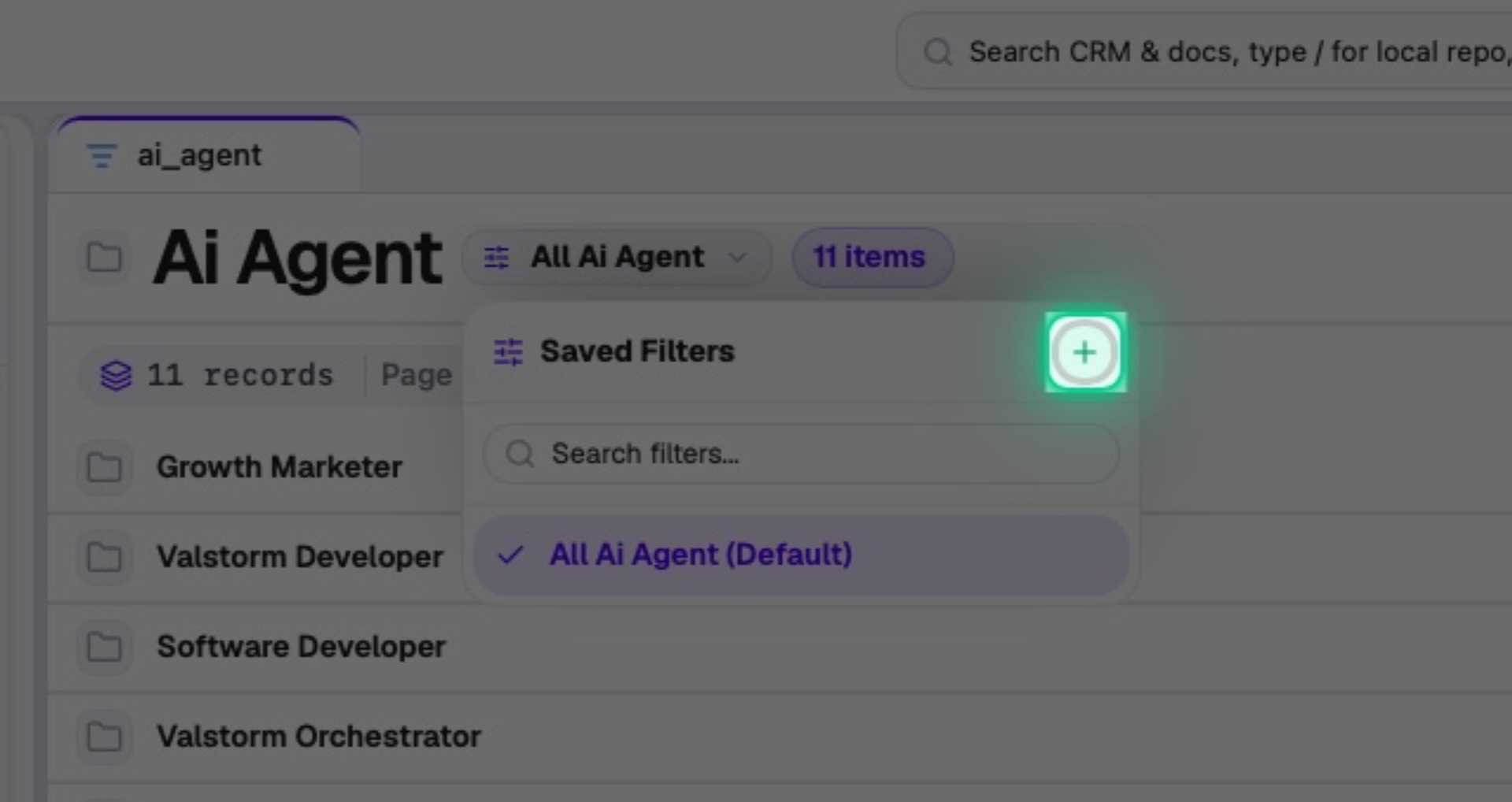 Step 9: Click Create New List Filter